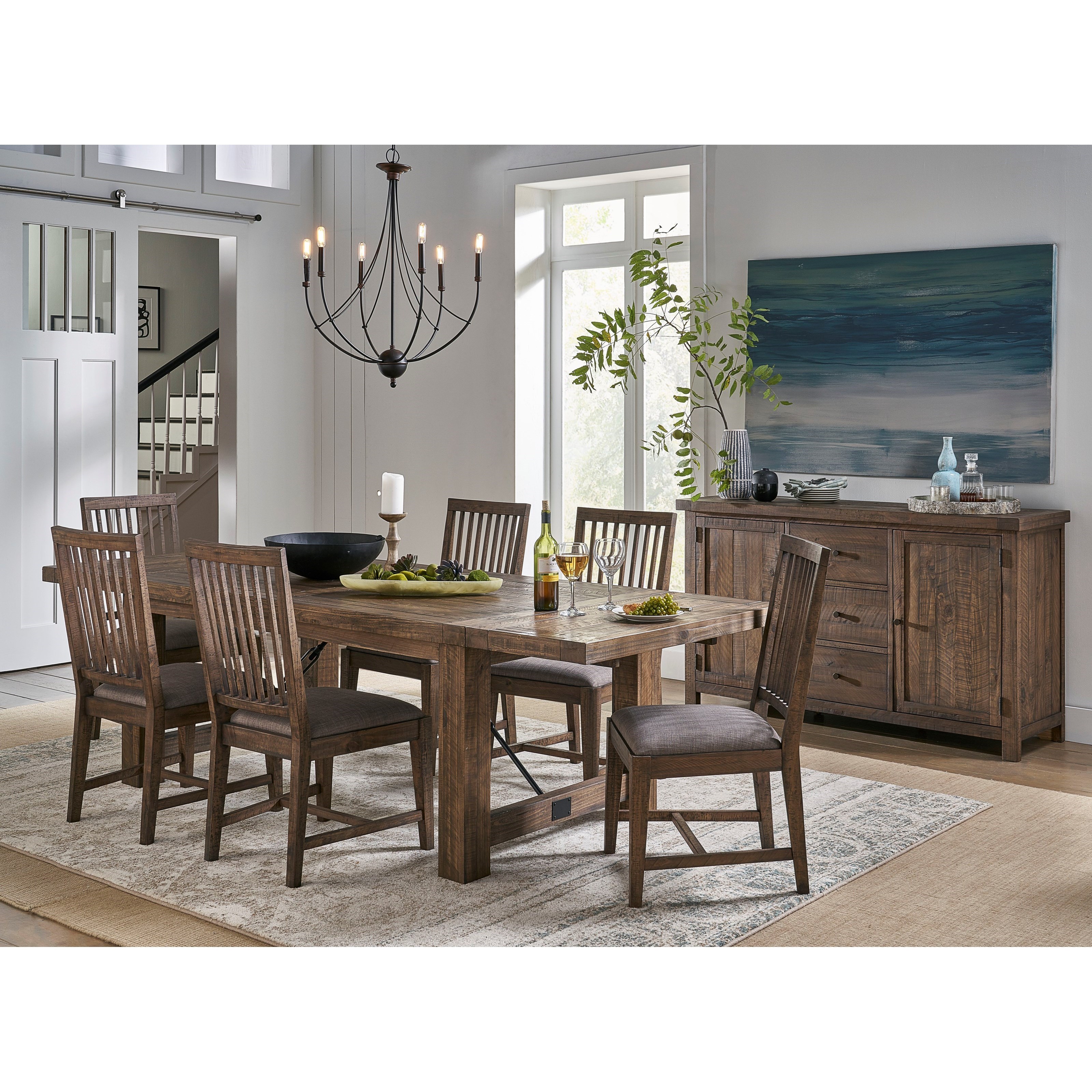 Modus solid wood dining cheap table